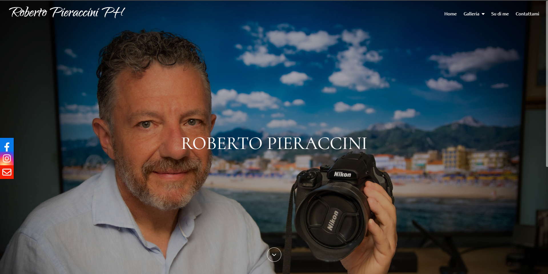 Screenshot del progetto Roberto Pieraccini PH