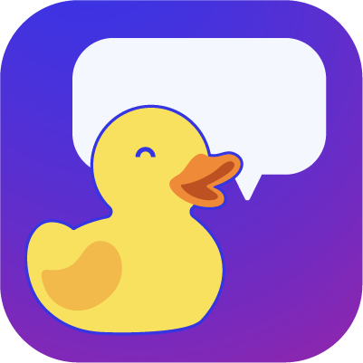 Logo Talking Duck app